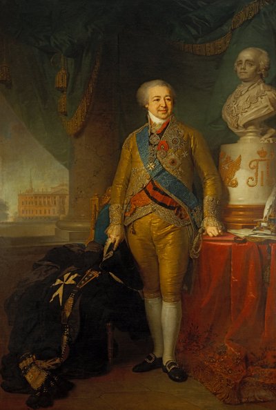 Ritratto del principe A.B. Kurakin da Vladimir Lukich Borovikovsky